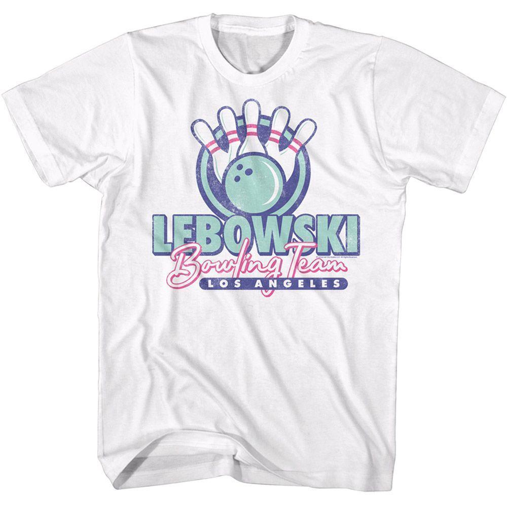 Big Lebowski Bowling Team Comedy Cult Classic T-Shirt